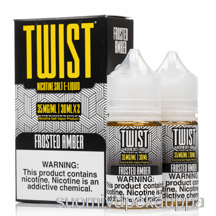 Vape Netistä Himmeä Meripihka - Twist Salt E-neste - 60ml 50mg